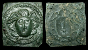 Phalera with Gorgon, Very Rare, 2nd Cent. Phalera with Gorgon, Very Rare, 2nd Cent.